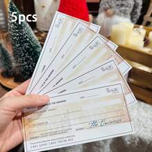 5/10/20pcs The Universe Check Magic Check Menifesting Cheques Cardboard, Vision Board, Law Of Attraction, Manifest Your Financial Abundance, Gratitude Journal, Mindset Coaches, Great Holiday Gift - Multicolor - View 9