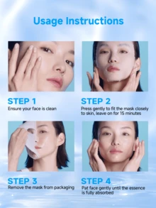 La Roche-Posay 理肤泉B5多效保湿修护面膜，补水保湿，舒缓泛红 - 10片(2盒裝) - 查看 3