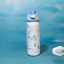 32oz.Unique Bottle Design With A Pleasant Handle, Easy To Clean, Long-Lasting Insulation For Both Hot And Cold Beverages. This Stainless Steel Cup Can Serve You Throughout The Year, Enough For All Seasons. Suitable For Personal Use Or As A Gift - Multicolor - View 19