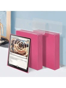 200 fundas para tarjetas, protectores de tarjetas de béisbol de 66x91mm, adecuados para tarjetas estándar, 10 colores de fundas para tarjetas de intercambio para MTG, tarjetas deportivas, tarjetas de juego - 66 x 91 mm - Ver 6