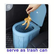 1个便携式折叠马桶，轻便耐用，易于携带，快速组装，户外应急卫生用品，露营配件，户外坐垫，适合户外、露营和旅行 - 方便卫生的户外探险解决方案，便携式男女通用马桶，非常适合钓鱼、徒步旅行、登山、户外活动、长途旅行、车辆配件、远足、家庭必需品。