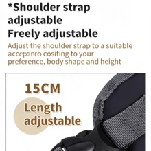 1pc Sandwich-Shaped Pet Carrier Bag With Leather Material, Shoulder Strap, Suitable For Small Cats And Dogs, All Season, Valentine's Day Gift - Black - View 7