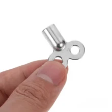 1/2件套锌合金散热器阀门扳手，散热器排气钥匙，散热器配件开关，四通排气钥匙，适用于供暖、通风、排气维护、供暖系统维修、通风工具、手动工具，优质金属，经久耐用 - 彩色 - 查看 12