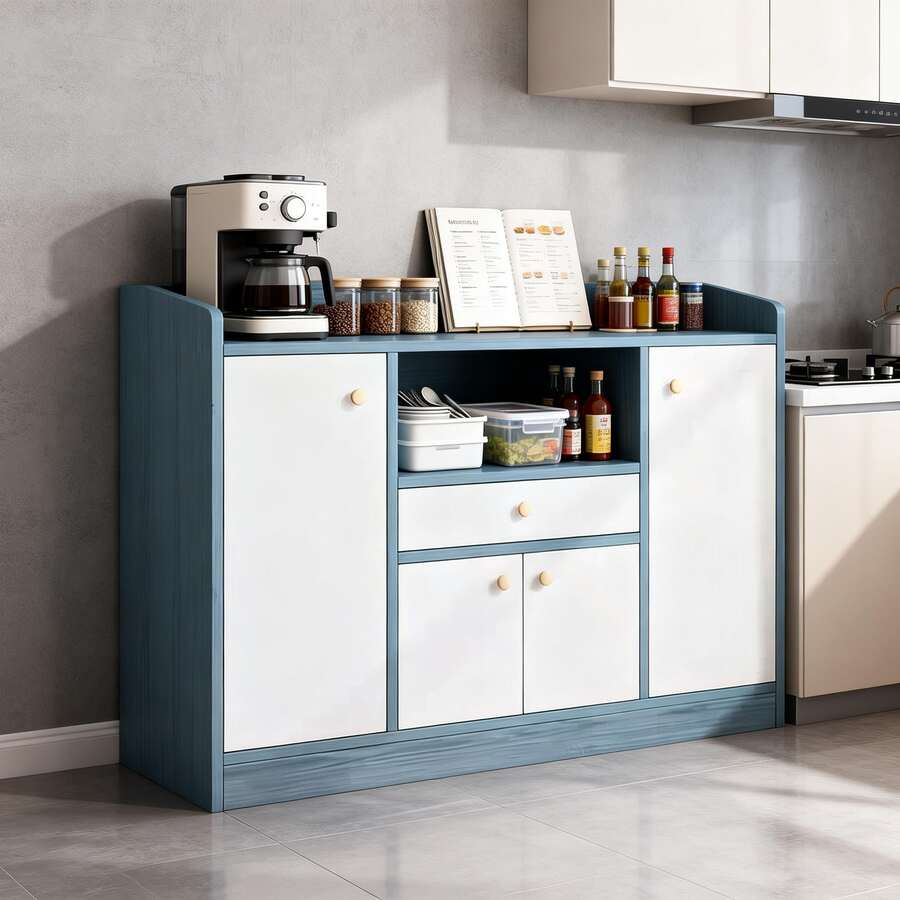 Cabinets - Blue - View 1