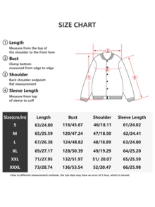 (Choose Sized Up)Unisex Casual Baseball Jacket Print With The Boondocks Anime-Inspired Design Graphic, Playful Design, Suitable For All Seasons, Street Style, Outdoor And Fashionable Men'S Wear, Color Block, Long Sleeve With Button-Up Front, Cozy Clothing, Machine Washable,For Fall Winter |School Outfit, Streetwear Fashion, Durable Material - 黑色-1 - 查看 6