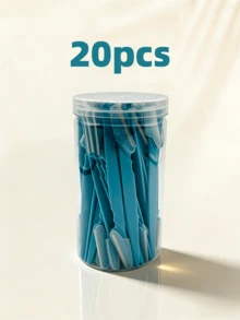 90片/60片/30片/20片装安全修眉刀，带网格，初学者修眉套装，锋利修眉刀片，修眉器，美容美发沙龙工具