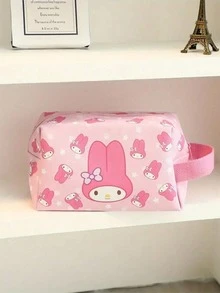 Sanrio 1Pc Hello Kittys Tote Bag Makeup Bag Toiletry Bag And Cute Anime Kuromi My Melody Cinnamoroll Organizer Is An Essential Travel Organizer Valentine's Day Gifts - Multicolor 21*10*12.5 - View 11