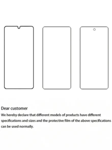 4片装全覆盖高清防裂屏幕保护膜，兼容三星Galaxy/OPPO/vivo/Realme/Infinix/Moto/Xperia/Pixel手机，支持面部解锁和指纹解锁，钢化玻璃材质，兼容 16/16 Plus/16 Pro/16 Pro Max/15/15 Pro/15 Plus/15 Pro Max。全覆盖，疏水疏油，兼容手机壳和屏幕保护膜，防水、防震、防刮、防指纹。 - 無色 - 查看 7