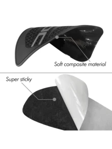 适用于川崎400（2018-2025）的摩托车侧把手油箱防滑垫 - 軍綠色 - 查看 4