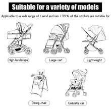 Universal Baby Stroller Rain Cover - Waterproof, Windproof, Dustproof, Insect-Proof, Breathable Design, Plastic Material - Fits All Strollers - Perfect For Outdoor Use - Ideal Gift For New Parents - Multicolor - View 3