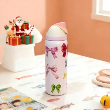 32oz.Unique Bottle Design With A Pleasant Handle, Easy To Clean, Long-Lasting Insulation For Both Hot And Cold Beverages. This Stainless Steel Cup Can Serve You Throughout The Year, Enough For All Seasons. Suitable For Personal Use Or As A Gift - Multicolor - View 4