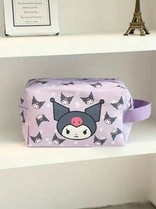 Sanrio 1Pc Hello Kittys Tote Bag Makeup Bag Toiletry Bag And Cute Anime Kuromi My Melody Cinnamoroll Organizer Is An Essential Travel Organizer Valentine's Day Gifts - Multicolor 21*10*12.5 - View 7