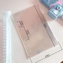 20pcs Gradient Cute Loose Leaf Notebook, Translucent Gradient Material, Soft Matte Texture, Suitable For Student Planner, Classroom Notes, Dorm Desk Decor, Home Crafts, Large Capacity Inner Pages, Resin Material Portable Sticker & Nail Art Storage Album, Applicable For Scrapbook, Photo Album, Notebook, Budget Planner, And Student Back To School Planner, Office Supplies - View 5