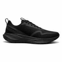 Men's Tennis Shoes For Gym, Walking, Original, Comfortable And Soft, Basic Running Shoes - Black and Black - View 1