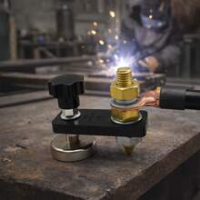 Vmingo Soporte Tierra Soldadura Magnética Conector Proceso tig Mig - Negro - Ver 3