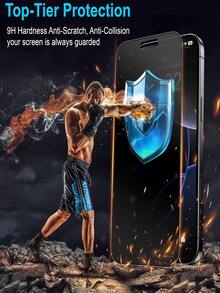 3 قطع من الفيلم السيراميكي المطفي مضاد للتجسس متوافق مع هواتف آيفون 17/16/15/14/13/12/11/XS/XR/X Max/6S/6/7/8 Plus/SE20/SE22/SE23 ، فيلم سيراميكي عالي الجودة ، ليس زجاجي ، ناعم ، مقاوم للخدش ، مطفي ، فيلم خصوصية سيراميكي ، حساس للمس ، مناسب لحالات الهاتف المحمول ، ضروري لحماية شاشة الهاتف المحمول في المكتب والمنزل ، مقاوم للماء والصدمات والخدش ، حماية شاشة ضرورية للاستخدام اليومي والمكتب والمنزل ، حماية الخصوصية ضد التجسس والسقوط - الأسود - مشاهدة 7