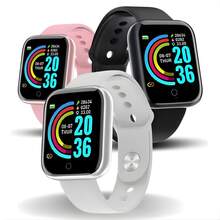 Smartwatch D20 Pro, Photo Display, Y68, Bluetooth Smartwatch, Water Resistant + Heart Rate Monitor With Call Reminder. - 彩色 - 查看 3
