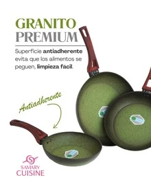 Batería de Cocina Avocado - KITCHEN KING 6 pz Batería de Cocina de Acero Inoxidable Reforzado con Cerámica Antiadherente Premium | Cocina Saludable | Incluye Tapa de Cristal Irrompible Gratis | Agarraderas de Silicona | Apta para Estufas de Gas, Eléctrica e Inducción | Alta Calidad y Durabilidad - Verde Oliva - Ver 6