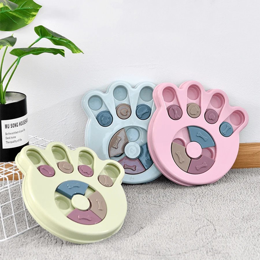 1pc Pet Puzzle Feeder Toy, Releases Energy, Relieves Boredom, Exercises Pet Intelligence, Interactive Slow Feeder Bowl For Cats & Dogs - 多格 - 查看 1