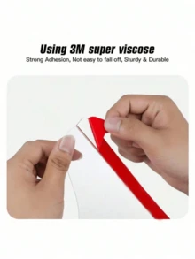 2pcs Clear Acrylic Water Guard] 2pcs Clear Acrylic Shower Water Guard, Easy Installation, Splashed Water Guard For Bathroom Toilet Bathtub - Transparent - View 4