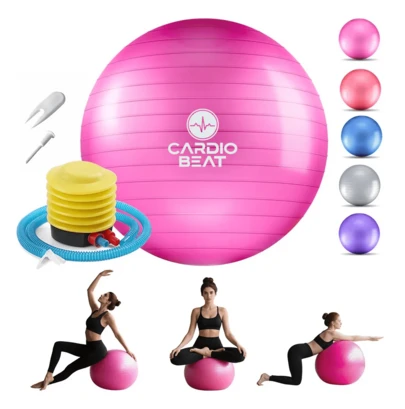 CARDIO BEAT Pelota de Yoga/Pilates Profesional Antiexplosión