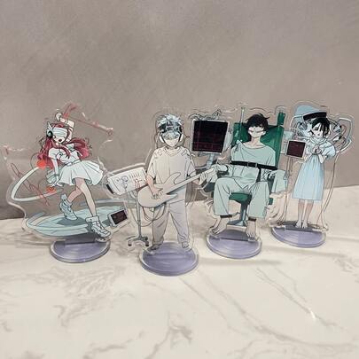 1pc Anime Alien Stage 10cm Hyuna Till Ivan Sua Marty Mizi Pineapple Acrylic Display Stand, Character Model, Eid Al-Adha Graduation Gift For Friends