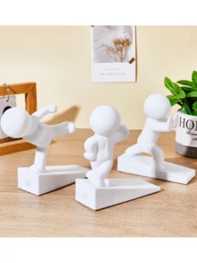 Chặn cửa hình võ sĩ Kung Fu dễ thương - Miếng chặn cửa bằng nhựa bền chắc với thiết kế nhân vật võ sĩ Kung Fu đáng yêu, miếng bảo vệ sàn nhà, dễ lắp đặt, lý tưởng cho nhà có thú cưng, bền lâu, là vật chặn và bảo vệ cửa ra vào hoàn hảo. - Nhiều màu - Xem 5