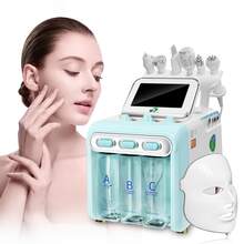 Aedwdpe Oily/Sensitive Skin 7-In-1 Hydro- Gentle Facial Cleansing, Blackhead Suction & Skin Renewal, Salon SPA Device - Xem 2