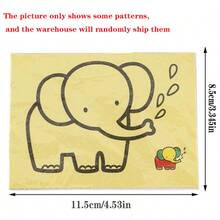 1/5/15pcs Creative Painting Sand Art, DIY Craft Making Toys, Cartoon Doodle Art Gifts For Kids, Back To School/Holiday Rewards (Random Patterns) - Multicolor - View 3