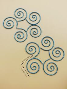 10 piezas de agujas de tejer redondas espirales de colores, agujas redondas espirales para costura en el hogar, marcadores de tejido de lana hechos a mano DIY, adecuados para proyectos de ganchillo