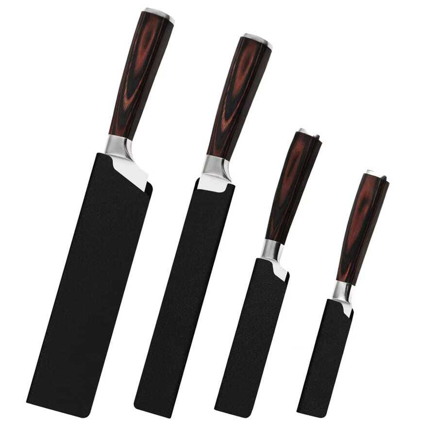 1pc Universal Knife Edge Guards Set, Non-BPA Knife Sheath, Gentle On Your Blades - Multicolor - View 1
