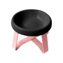 Raised Pet Food Bowl With Stand, Protects Cat's Spine And Neck, Cute And Comfortable, Pet Feeding Supplies - 100 - View 8