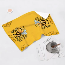 Bộ 2/4 khăn lau bát đĩa in hình ong, khăn sợi nhỏ siêu thấm hút hiện đại dùng cho nấu ăn, nướng bánh, rửa bát, lau dọn, khăn tay, khăn trà, mềm mại và thấm hút cao, trang trí nhà bếp, quà tặng cho hàng xóm, mẹ, sinh nhật, tân gia cho bạn bè, đồ dùng nhà bếp thiết yếu, nhu yếu phẩm hàng ngày. - Nhiều màu - Xem 4
