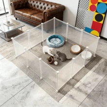 111cm X 111cm X 47cm Thickened Matte Pet Fence, Foldable No-Installation Pet Barrier, Escape-Proof Isolation Fence For Cats And Dogs, Indoor Safety Enclosure