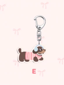 1 Móc khóa hình chó Dachshund dễ thương, thích hợp để đeo hàng ngày hoặc làm quà tặng ngày lễ, kiểu dáng INS. Móc khóa hình chó Dachshund, thích hợp làm đồ dùng học tập, quà tặng giáo viên hoặc phụ kiện cho giáo viên nhân dịp năm học mới. - Nhiều màu - Xem 15