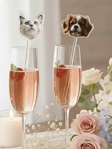 1/10/20 que khuấy đồ uống bằng acrylic cá nhân hóa - Que khuấy cocktail tùy chỉnh, lý tưởng cho trang trí đồ uống tiệc cưới & tiệc độc thân, Ngày Valentine, kỷ niệm, quà tặng tân gia cho quầy bar tại nhà, nhà bếp & phòng ăn - Nhiều màu - Xem 5