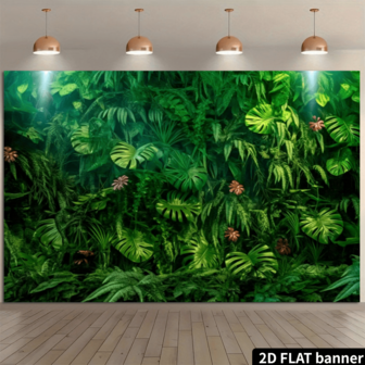 1 Tapiz de fondo de fotografía de bosque verde natural, tapiz de fondo de foto de pared de plantas de poliéster, decoración de pared para sala de estar, dormitorio y oficina, decoración del hogar, decoración de habitación, decoración de fiesta, decoración de bandera