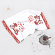 2/4条情人节主题印花餐巾，适合作为情人节礼物、装饰品，超强吸水超细纤维材质，现代时尚，可用于烹饪、烘焙、洗碗、清洁，也可作手巾、茶巾使用，柔软且吸水性强，是厨房装饰的理想之选，也是送给邻居、母亲、朋友的生日礼物、乔迁之喜的礼物，厨房必备品，日常用品。 - 彩色 - 查看 7