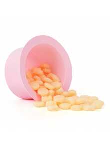 WEWAX 500毫升硅胶蜡熔化碗 - 微波炉便携式蜡加热器，通用配件，适用于硬蜡/蜡豆，全身脱毛（手臂/腿部/比基尼线），可重复使用。可作为送给男友/女友、约会、节日、情人节和新年礼物。