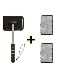 rayhong 汽车侧视镜雨刮器、伸缩式挡风玻璃雨刮器、带伸缩手柄的汽车玻璃清洁器、便携式清洁工具、伸缩式后视镜雨刮器清洁器、便携式汽车玻璃清洁雪刷、汽车配件、汽车用品 - A款 - 查看 11