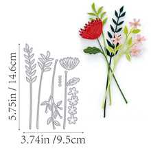 1件装树叶切割模具，新款模切图案，压花模板，适用于DIY手工、剪贴簿等，模板模具，相册装饰纸模切图案，卡片制作 - 銀色 - 查看 4