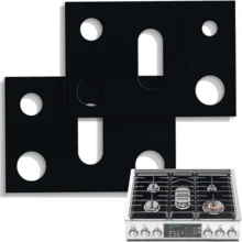 1pc Gas Stove Burner Cover, Stove Protection Guard, Gas Stove Burner Pad, Compatible With Samsung Gas Stove Series, Suitable For Kitchen Cooking, Reusable, Non-Stick, Washable - View 2