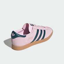 Adidas New Trefoil Comfortable & Durable T-Head Outdoor Unisex Trainers, Stadt Classic Design With Supportive & Lightweight Retro Vibe, Casual Thin Sole Flat Shoes, Pink & Black Versatile Sporty Commuter Sneakers, Couple Essential JR9552 - Pink - View 4