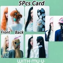 5pcs Ill-IT Photocards, Kpop Fans Merchandise, Premium Collectible Cards, Can Be Stored In Card Holders, Wallets, Passports, Travel Photo Props, Gifts For Friends, Birthday, Christmas - Multicolor - View 10