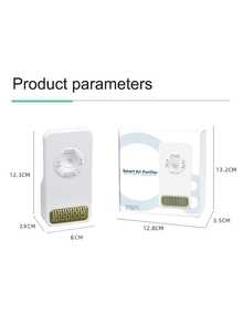 Smart Air Purifier With High-Power Purification Generator, Compact Size Suitable For Households With Pets, Especially Ideal For Cat Litter Box Or Dog Kennel