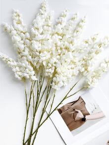 1/2/3支装仿真紫藤花，95厘米假花，适用于墙面、客厅、卧室、婚礼、派对装饰、桌面摆件。家居、桌面装饰、厨房、婚礼、餐桌、中心摆件、办公室、花园、户外、房屋、庭院装饰，春、夏、秋、冬皆宜。 - 白色 - 查看 5