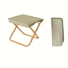 Folding Camping Stool, Portable Folding Camping Stool, Folding Footrest, For Lightweight Compact Chair, Folding Foot Stool, Suitable For Outdoor Hiking Backpacking Fishing Picnic Barbecue - Multicolor - View 12