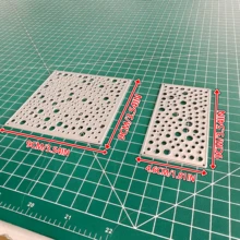 2pcs/Set Creative Bubbles Metal Cutting Dies, DIY Scrapbooking Album And Embossing Stencil, Greeting Card Making Tool, Card Paper Cutting Crafts ,Gift Card Making Template Die Cuts.