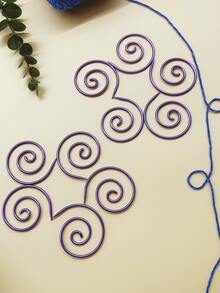 10 piezas de agujas de tejer redondas espirales de colores, agujas redondas espirales para costura en el hogar, marcadores de tejido de lana hechos a mano DIY, adecuados para proyectos de ganchillo