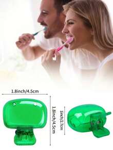 4pcs Portable Toothbrush Cover Case For Travel & Home | Essential Bathroom Accessories Set - Compact Dustproof & Hygienic Toothbrush Protector Cap, Fits Electric & Manual Brush Heads. Lightweight Holder For Suitcase, Gym Bag, Cruise & Camping Trips | Travel Essential & Dorm Room Essentials College, Perfect As Valentine's Day Gift, Wedding Or Room Stuff For Bathroom Decor & Organization. - Nhiều màu - Xem 8